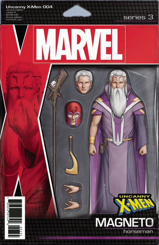 UNCANNY X-MEN #4 CHRISTOPHER ACTION FIGURE VAR COVER