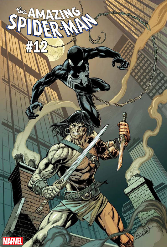AMAZING SPIDER-MAN #12 BAGLEY CONAN VS MARVEL VAR COVER