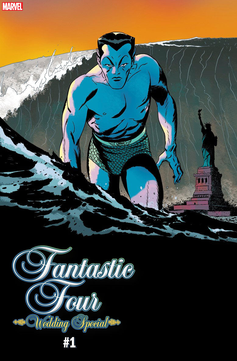 FANTASTIC FOUR WEDDING SPECIAL #1 MARTIN FF VILLAINS VAR COVER