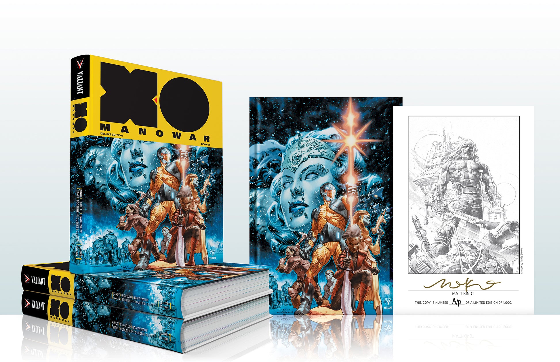 LCSD 2018 X-O MANOWAR KINDT DLX HC SGN LTD 1000 COPIES COVER