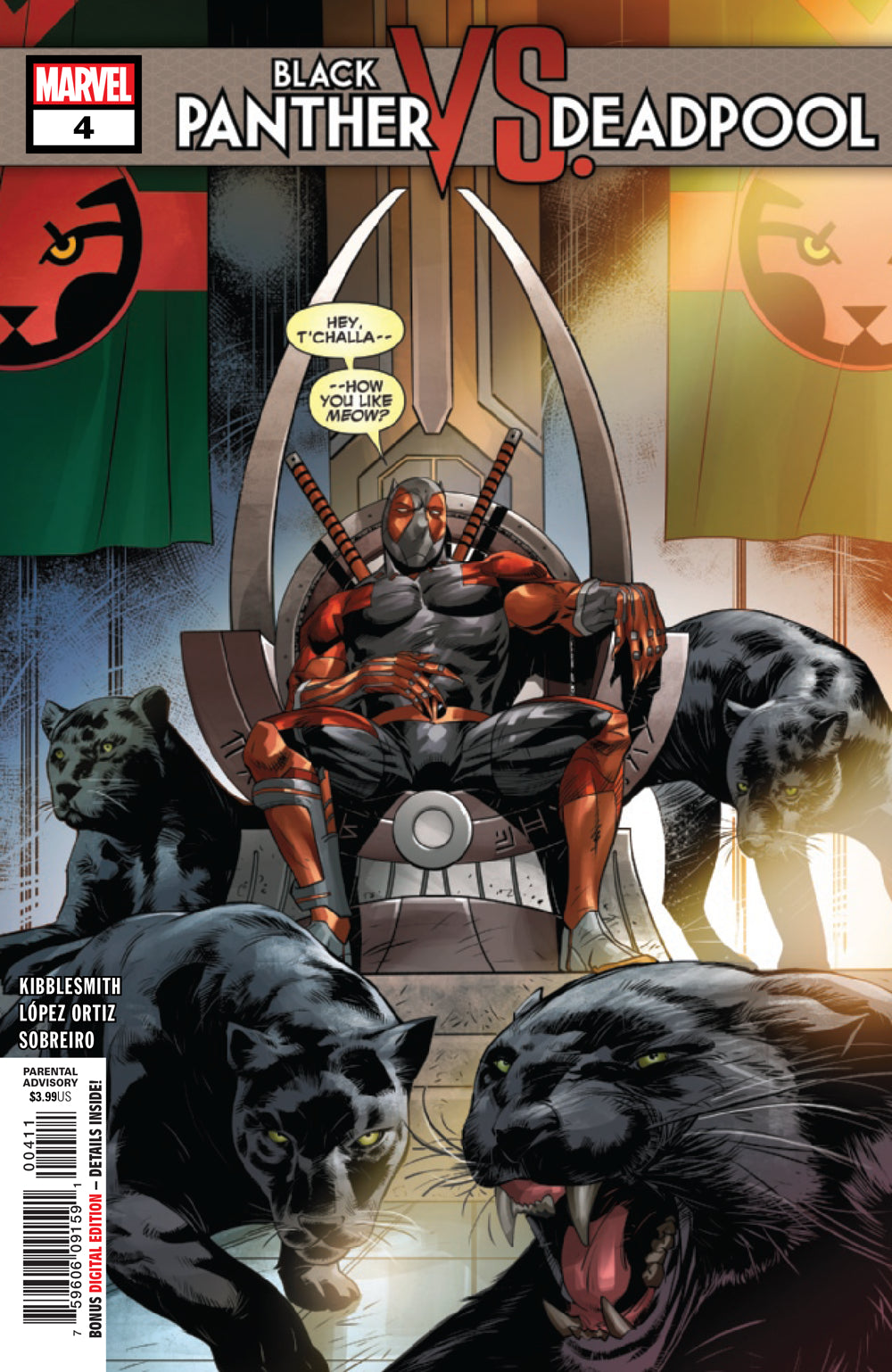 BLACK PANTHER VS DEADPOOL #4 (OF 5) COVER