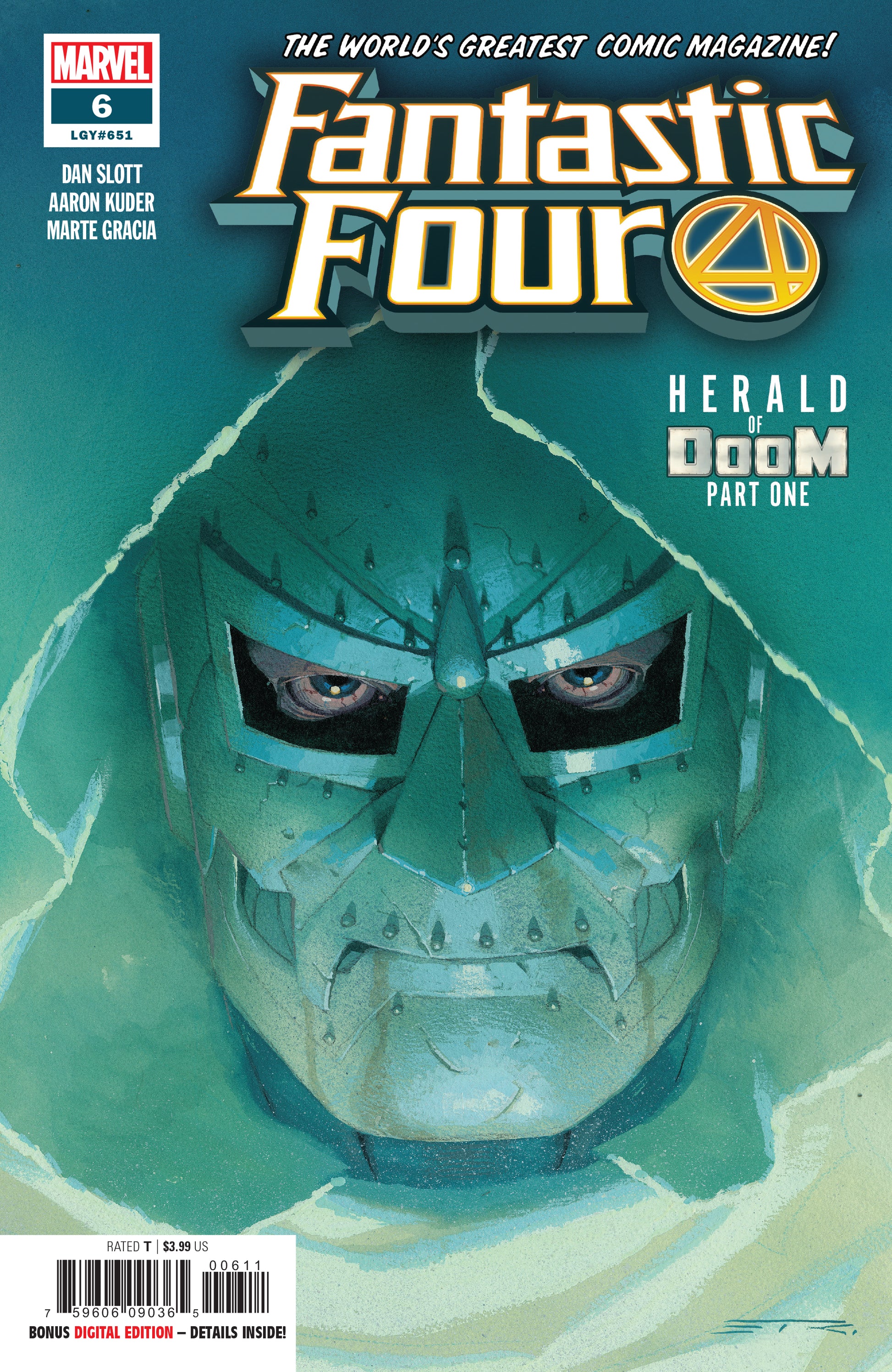 FANTASTIC FOUR #6 COVER