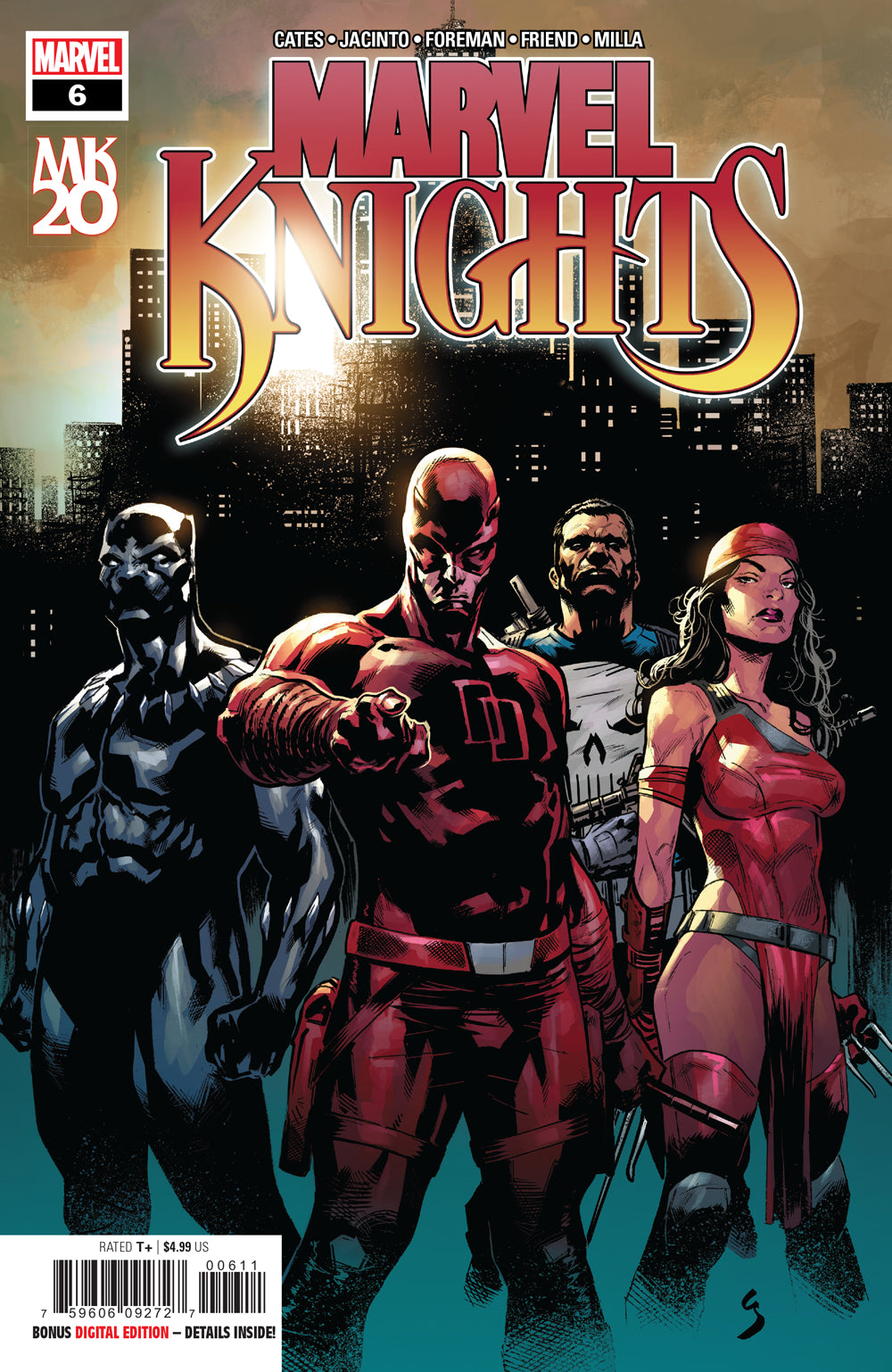 MARVEL KNIGHTS 20TH #6 (OF 6) COVER
