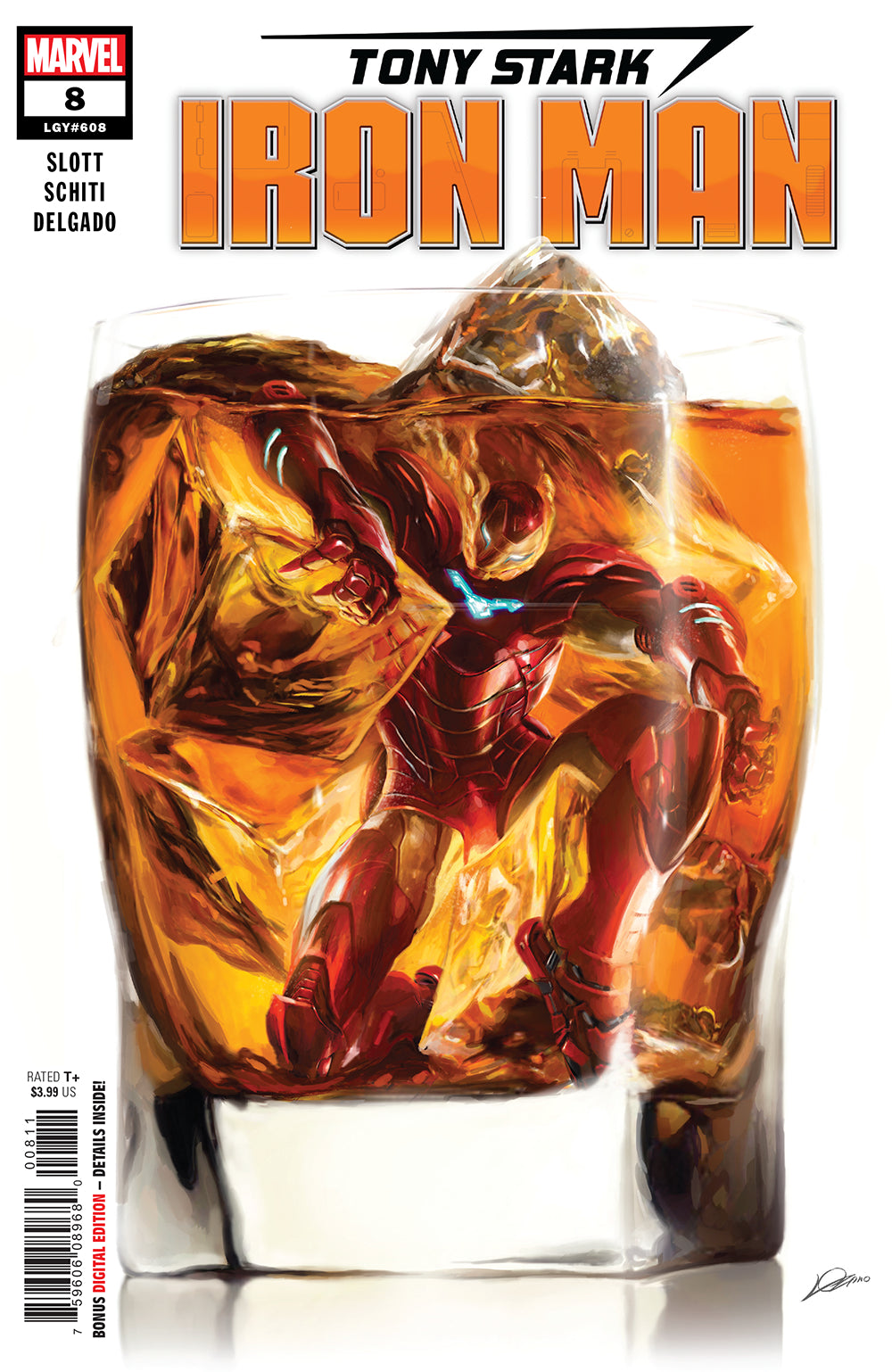 TONY STARK IRON MAN #8 COVER