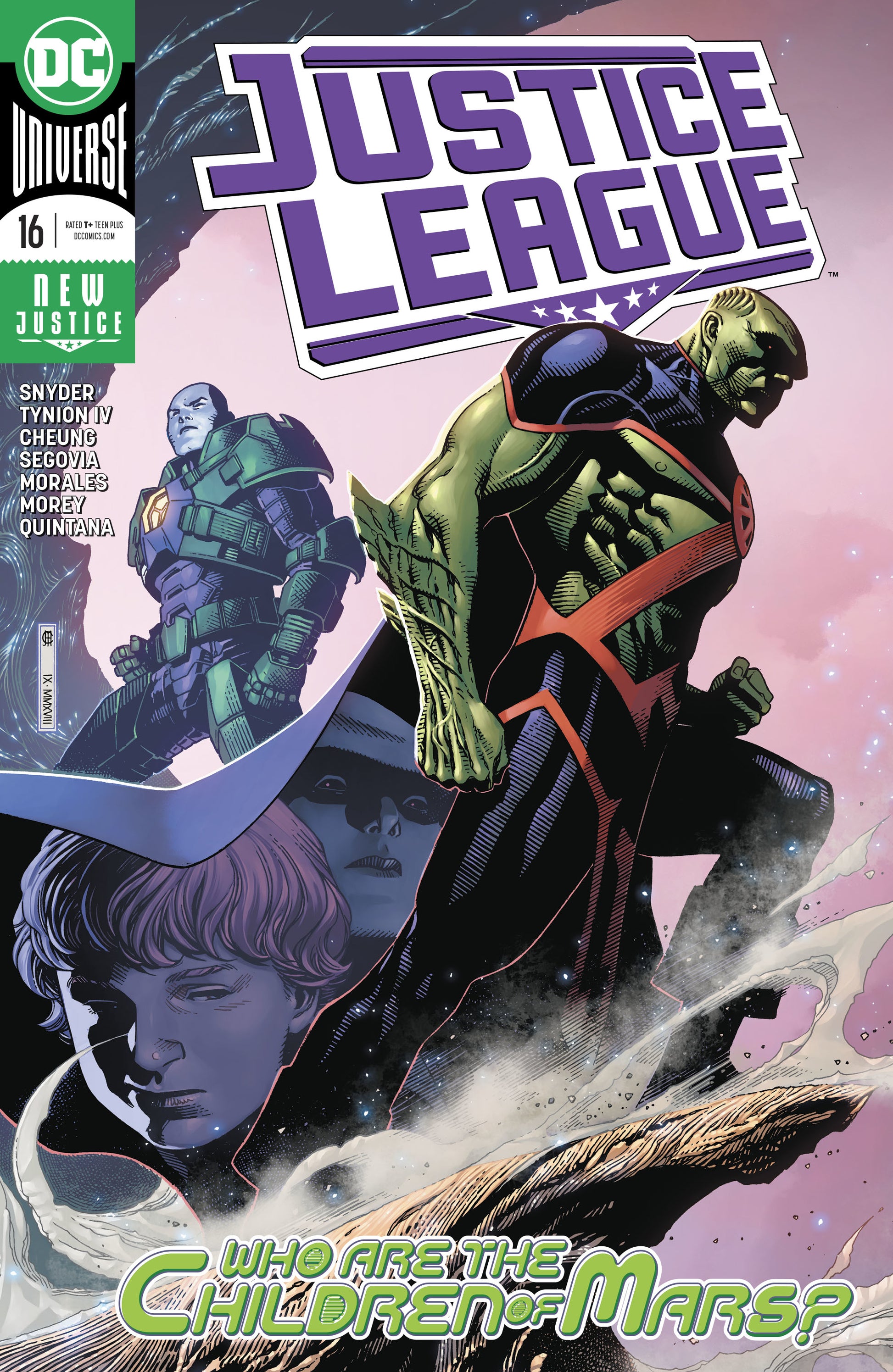 JUSTICE LEAGUE #16 COVER