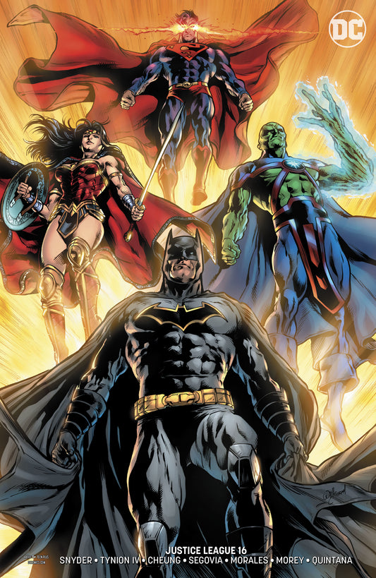 JUSTICE LEAGUE #16 VAR ED COVER