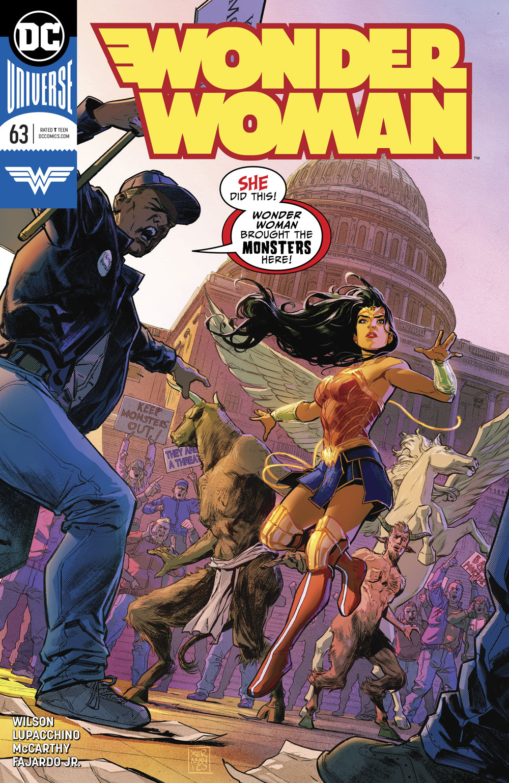 WONDER WOMAN #63 COVER