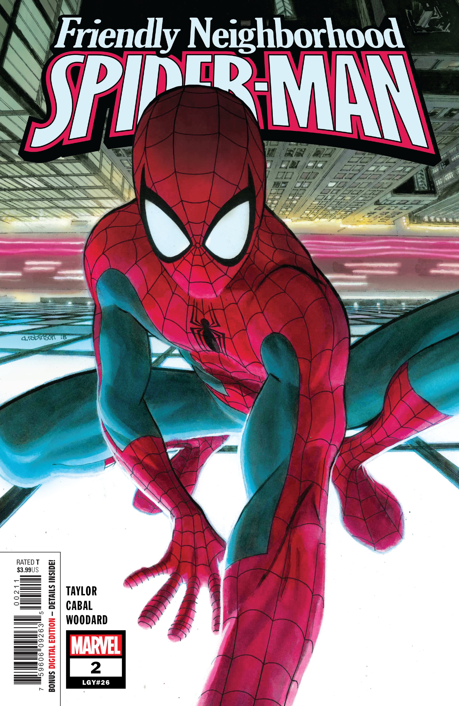 FRIENDLY NEIGHBORHOOD SPIDER-MAN #2 COVER