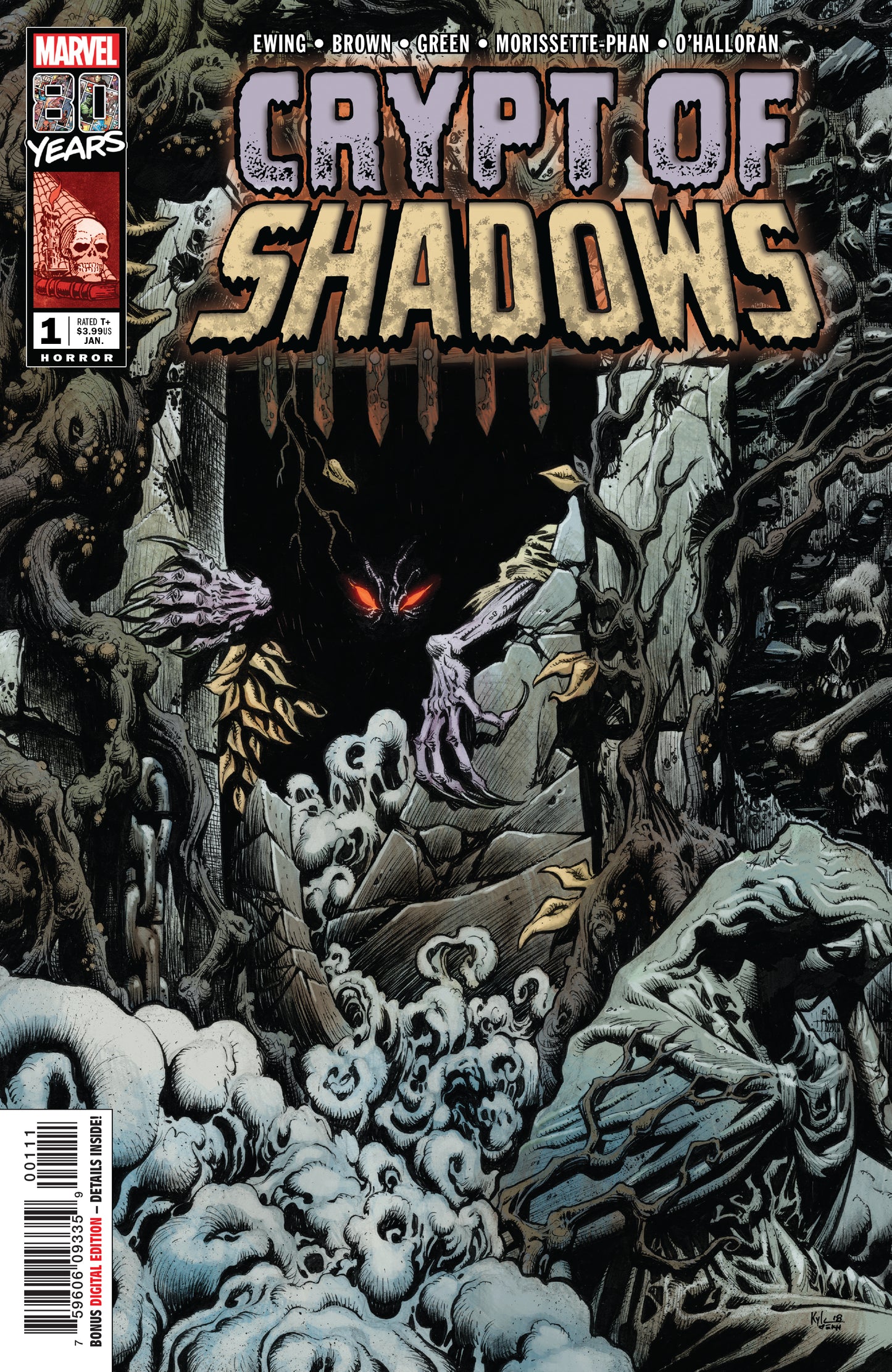 CRYPT OF SHADOWS #1 COVER