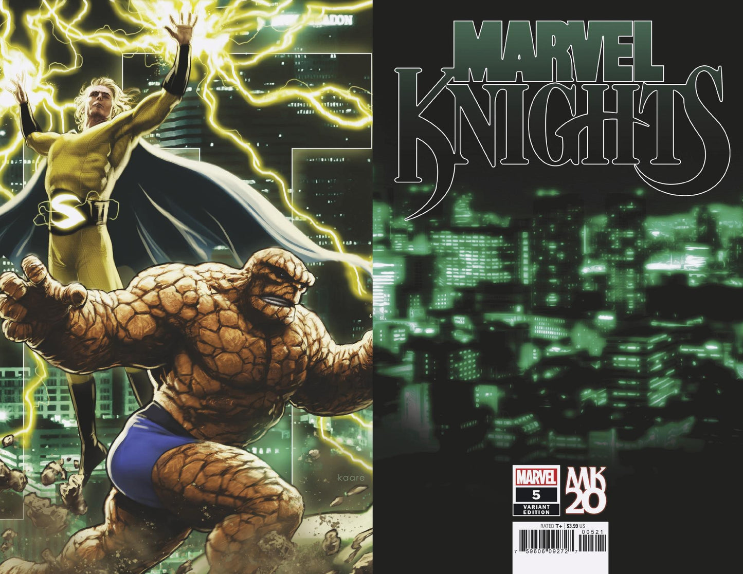 MARVEL KNIGHTS 20TH #5 (OF 6) ANDREWS CONNECTING VAR COVER