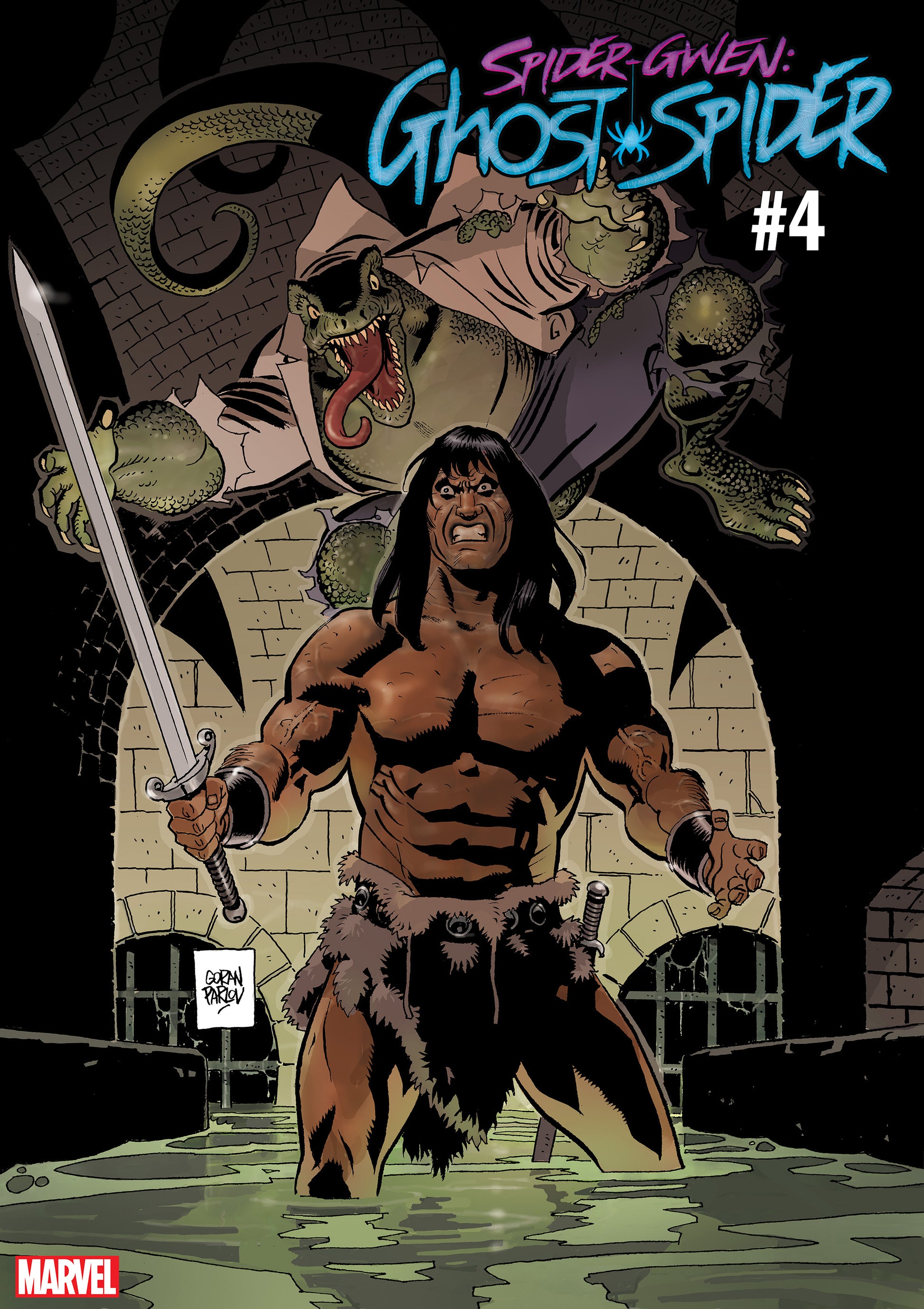 SPIDER-GWEN GHOST SPIDER #4 PARLOV CONAN VAR COVER