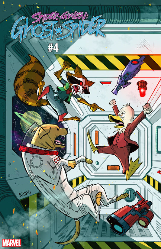 SPIDER-GWEN GHOST SPIDER #4 RUBIO GOTG VAR COVER