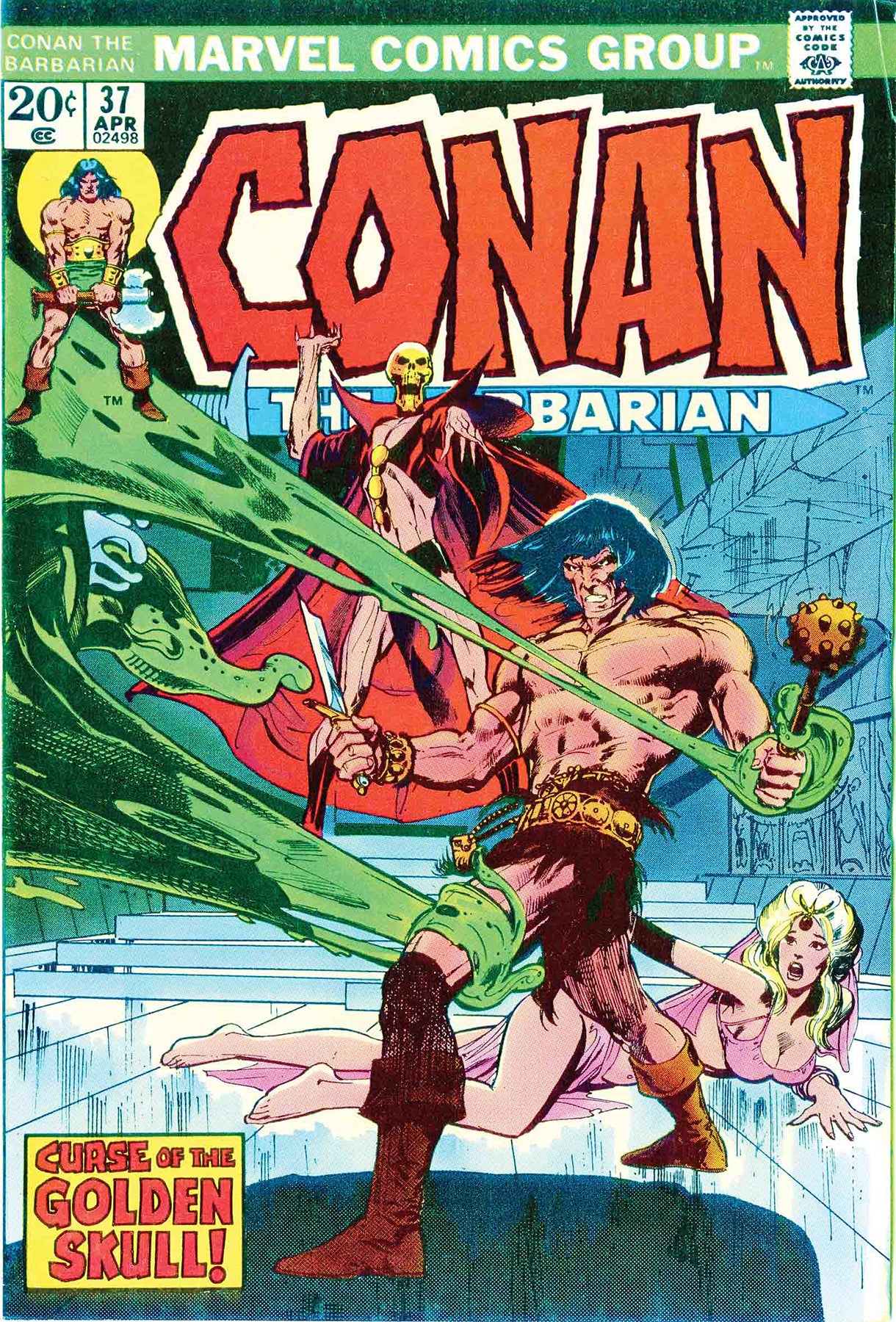 TRUE BELIEVERS CONAN CURSE OF GOLDEN SKULL #1 COVER