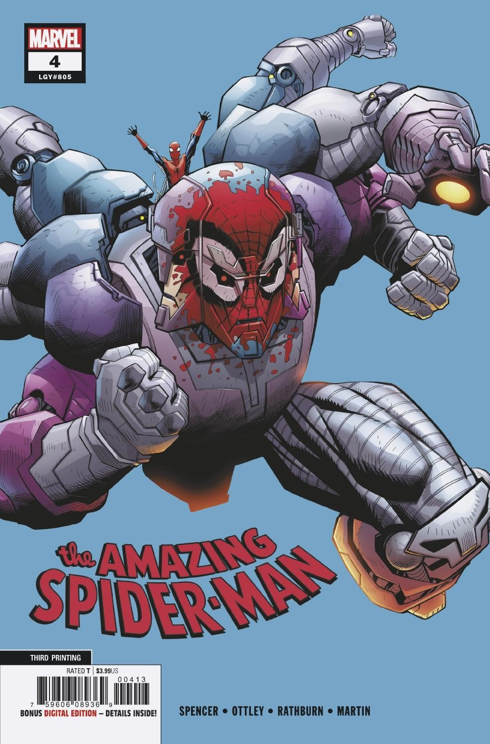 AMAZING SPIDER-MAN #4 3RD PTG OTTLEY VAR COVER