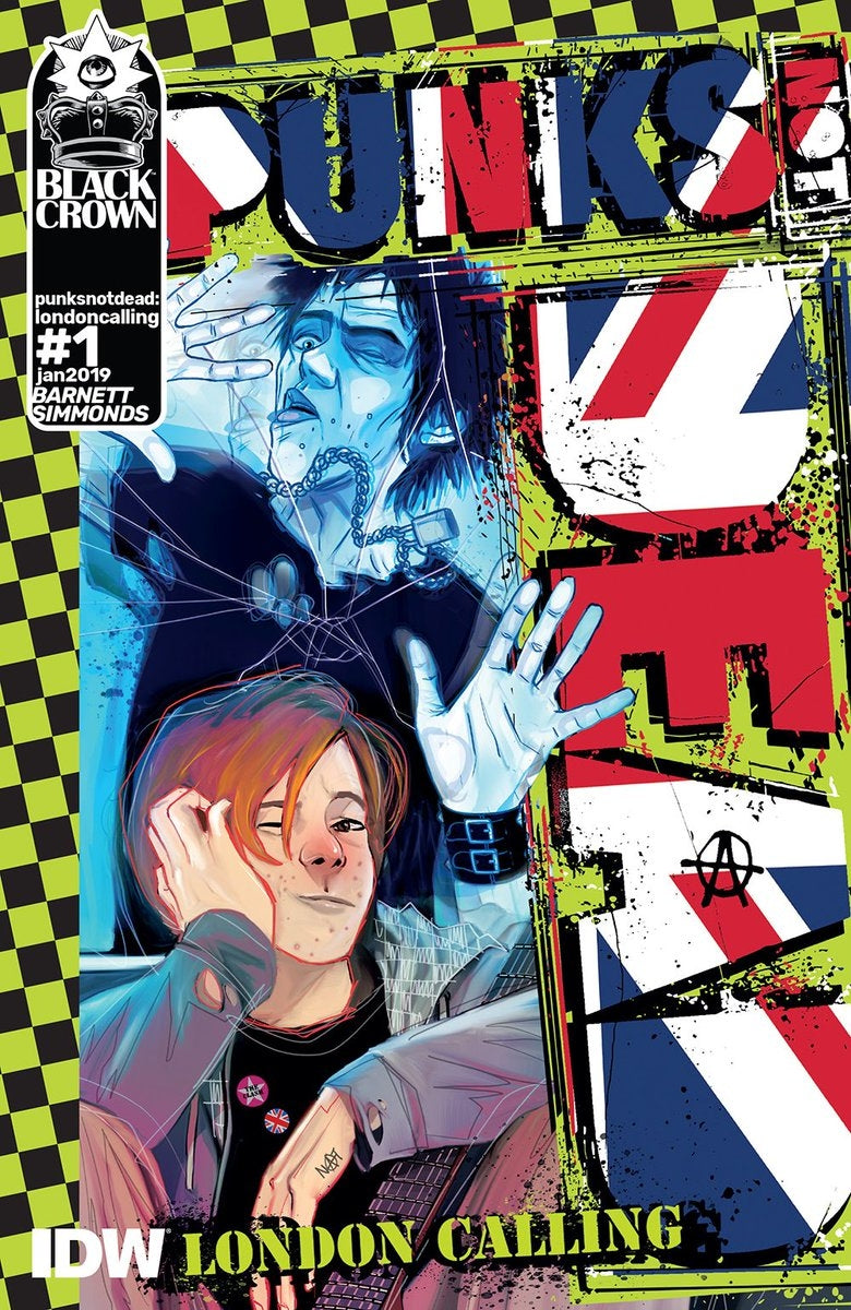 PUNKS NOT DEAD LONDON CALLING #1 CVR A SIMMONDS COVER