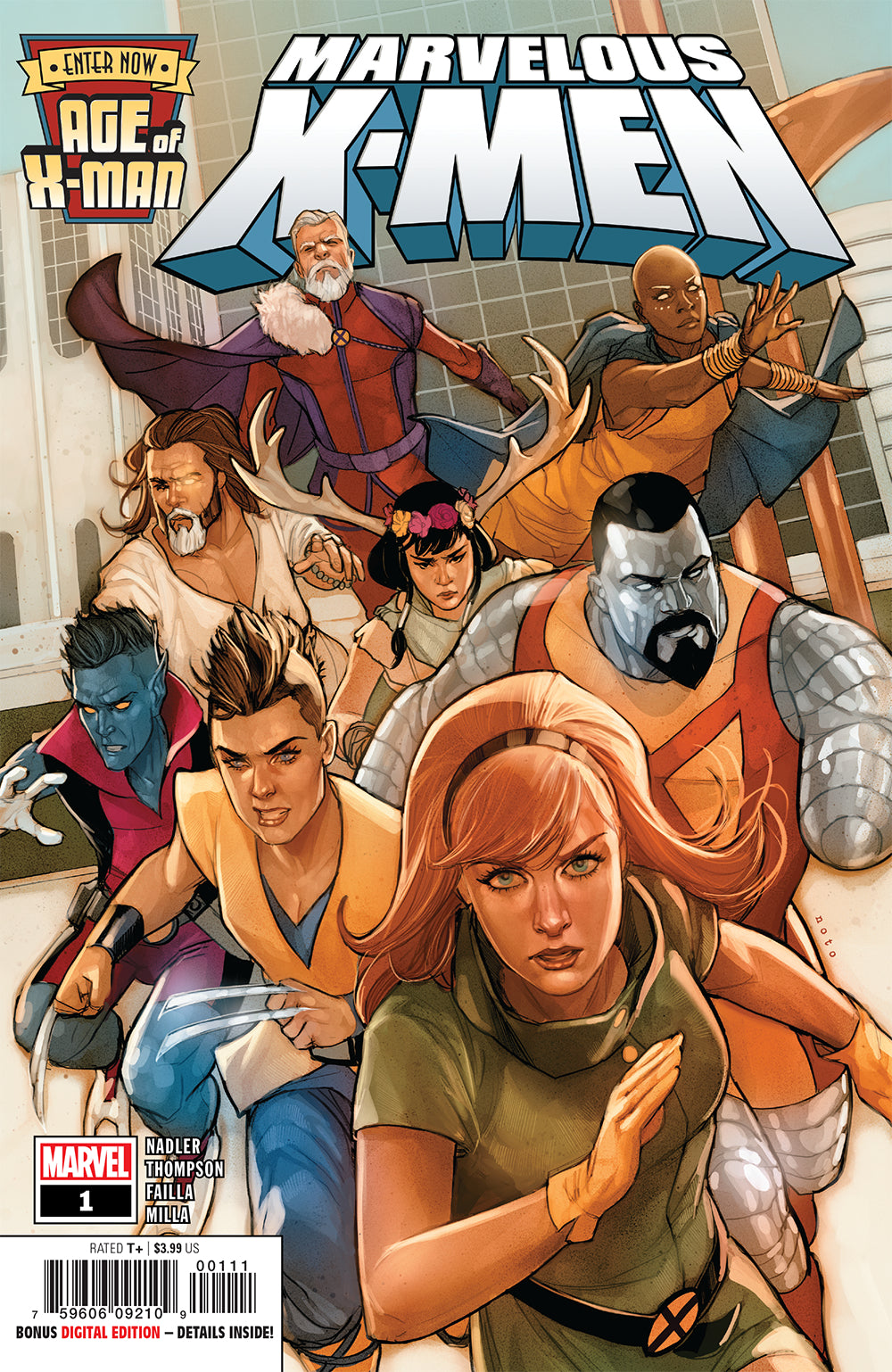 AGE OF X-MAN MARVELOUS X-MEN #1 (OF 5) COVER