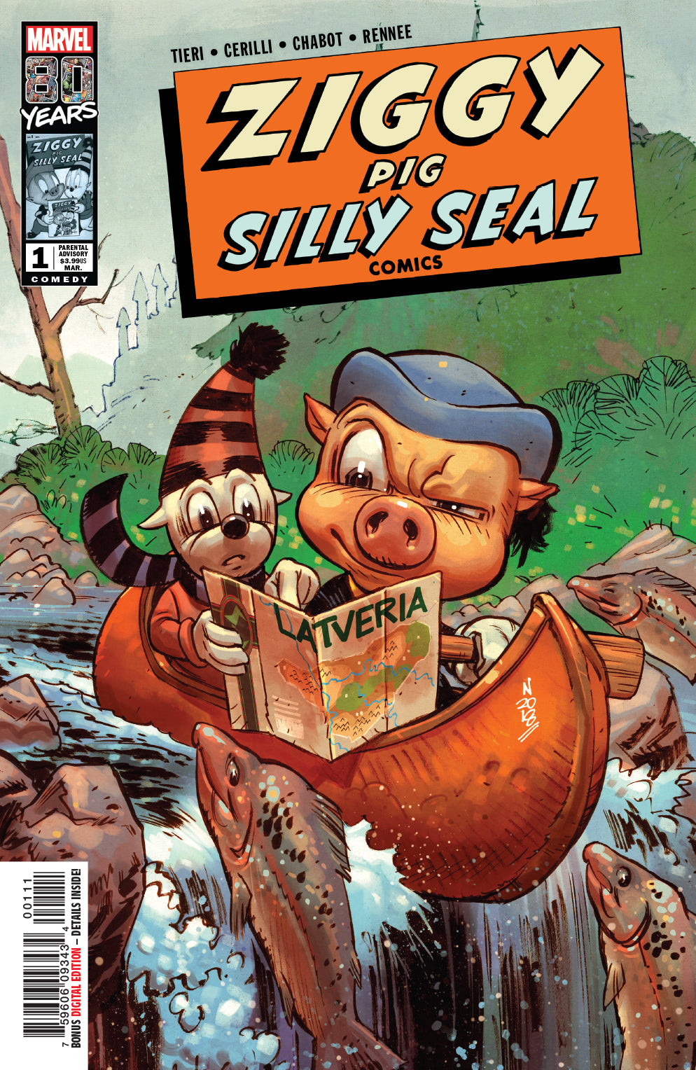 ZIGGY PIG SILLY SEAL COMICS #1 COVER