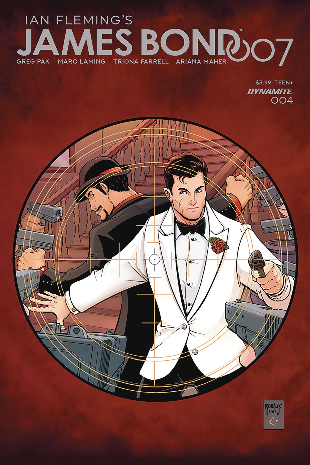 JAMES BOND 007 #4 CVR B ROBSON COVER