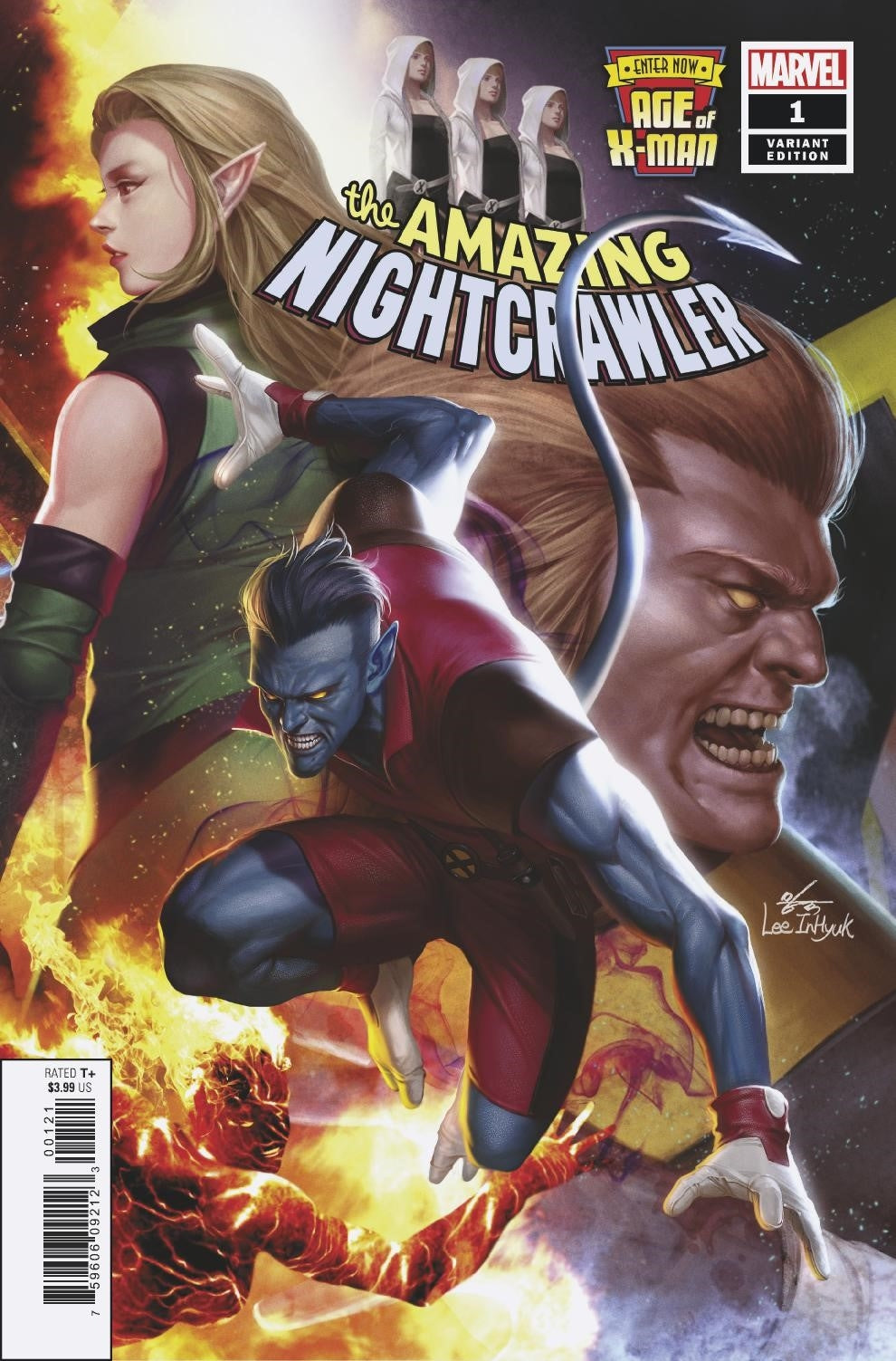 AGE OF X-MAN AMAZING NIGHTCRAWLER #1 (OF 5) INHYUK LEE CONNECTING COVER