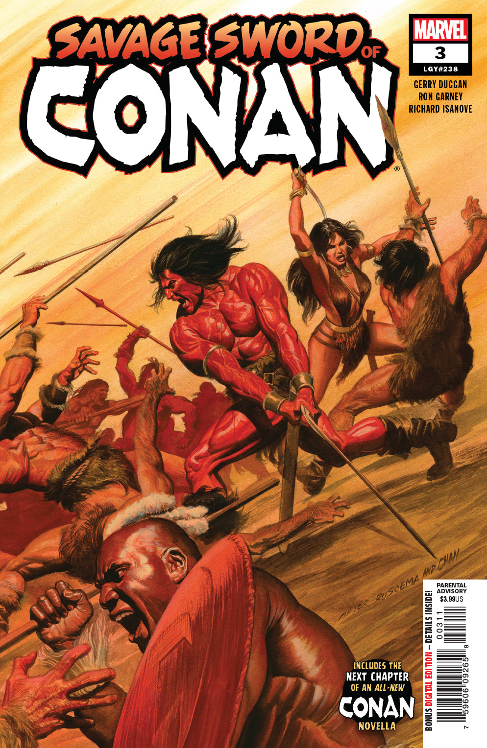 SAVAGE SWORD OF CONAN #3 COVER