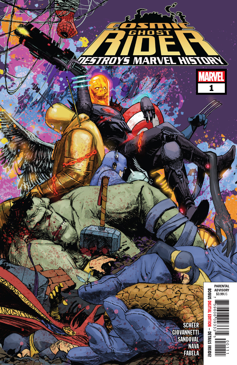 COSMIC GHOST RIDER DESTROYS MARVEL HISTORY #1 (OF 6) COVER