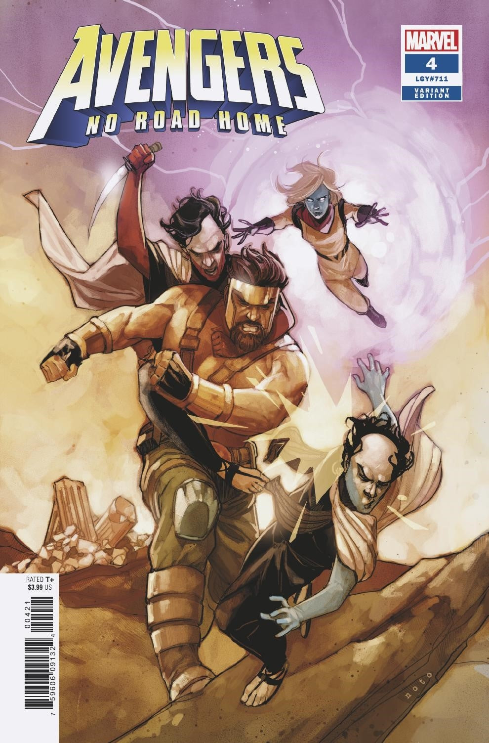 AVENGERS NO ROAD HOME #4 (OF 10) NOTO CONNECTING VAR COVER