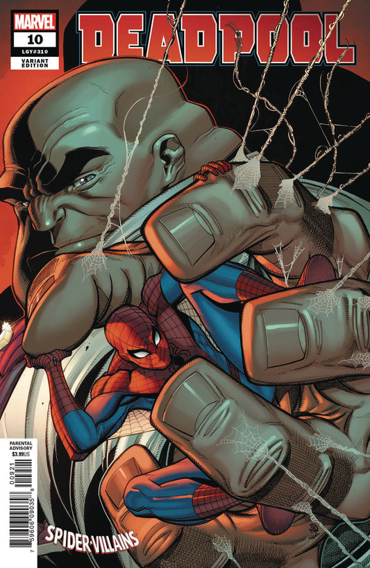 DEADPOOL #10 BRADSHAW SPIDER-MAN VILLAINS VAR COVER