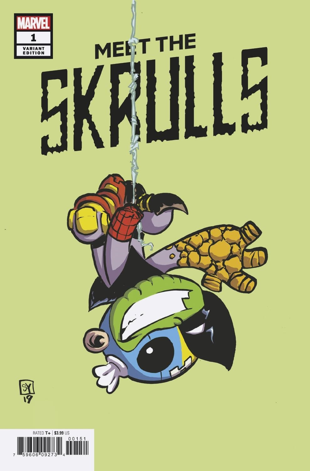 MEET THE SKRULLS #1 (OF 5) YOUNG VAR COVER