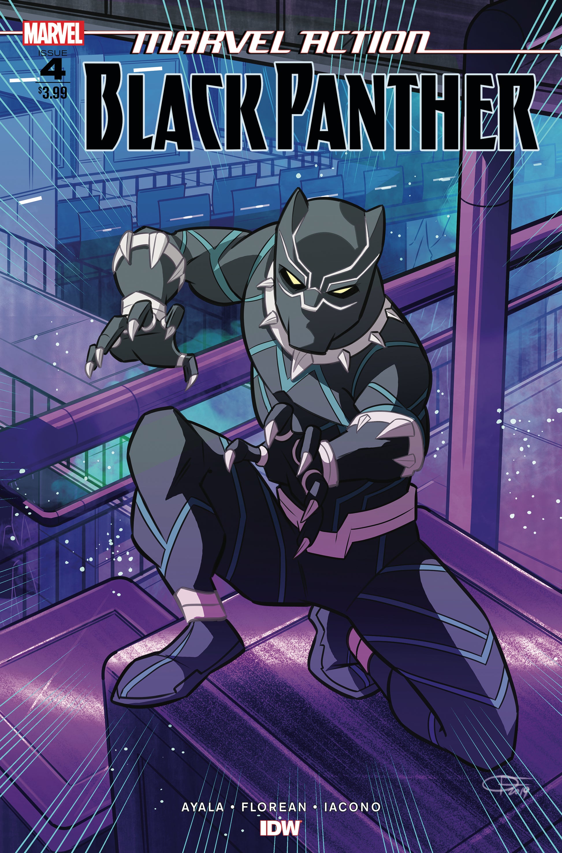 MARVEL ACTION BLACK PANTHER #4 FLOREAN
