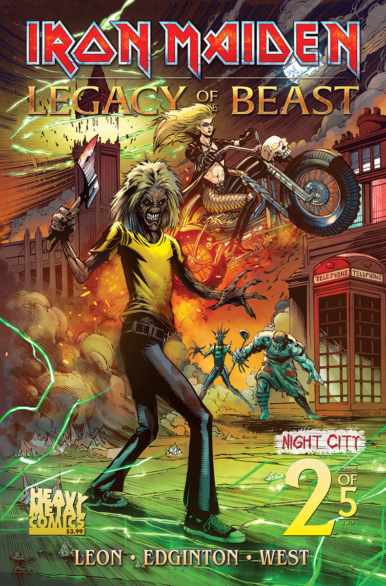 IRON MAIDEN LEGACY O/T BEAST VOL 2 NIGHT CITY #2 CVR A