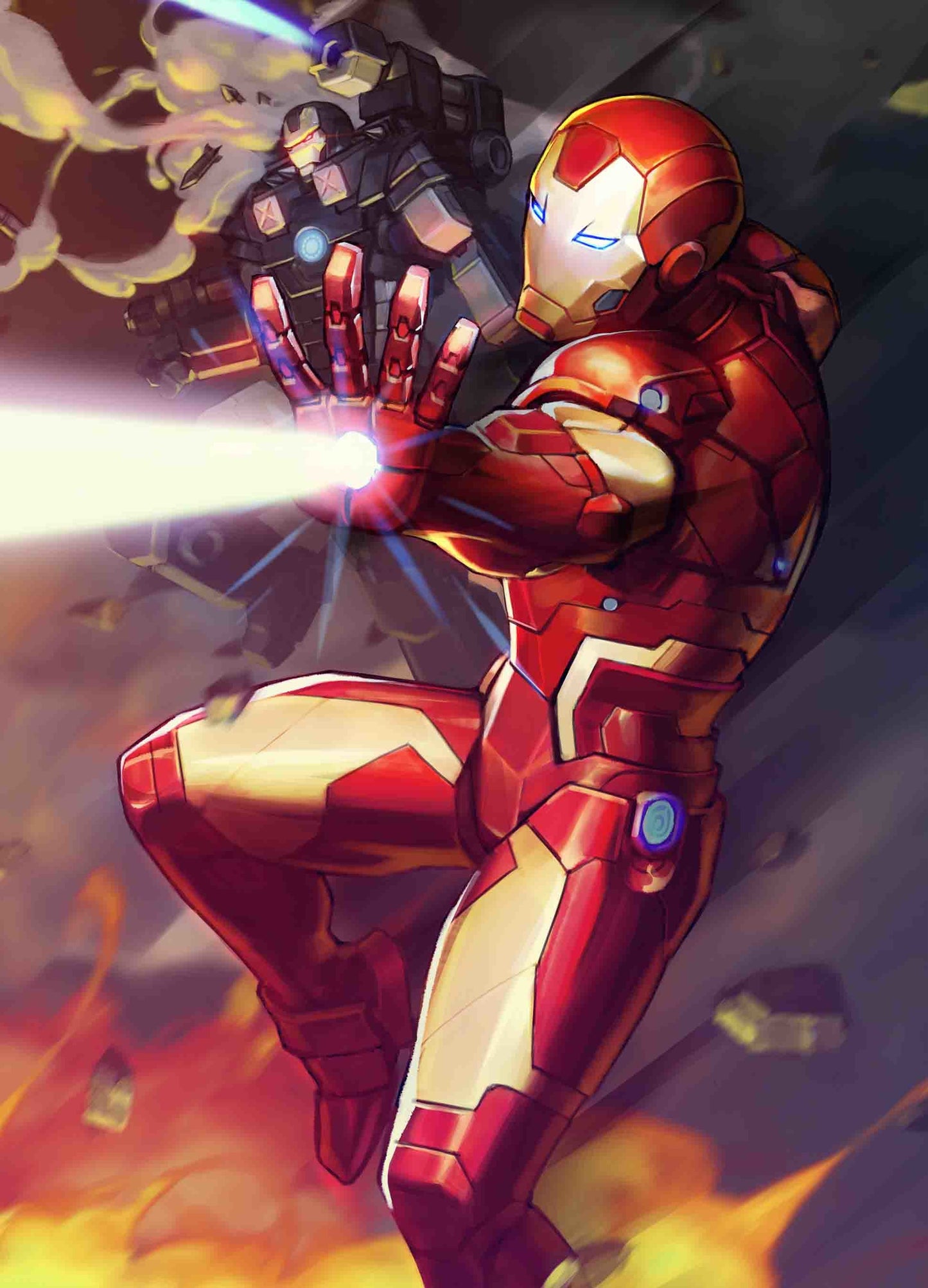 TONY STARK IRON MAN #12 NEXONMARVEL BATTLE LINES VAR WR