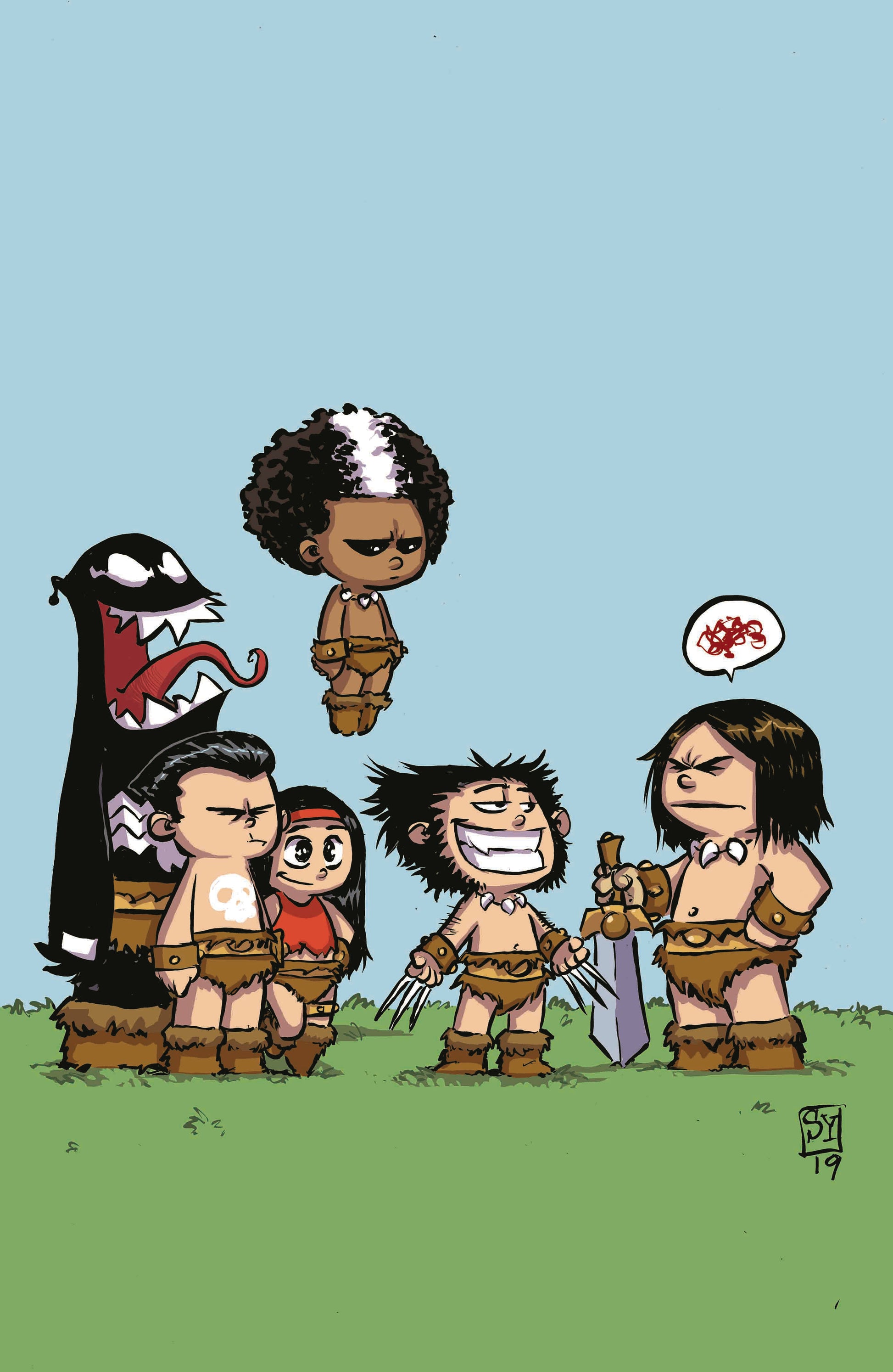 SAVAGE AVENGERS #1 YOUNG VAR