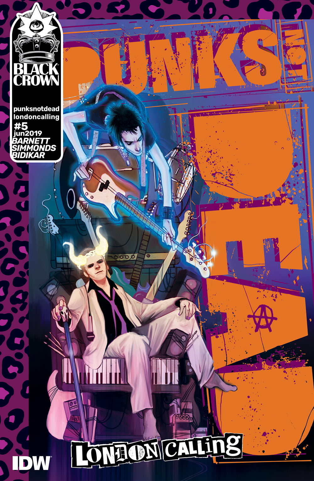 PUNKS NOT DEAD LONDON CALLING #5 CVR A SIMMONDS