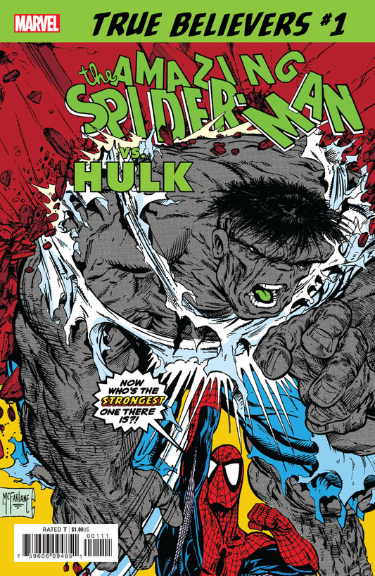 TRUE BELIEVERS SPIDER-MAN VS HULK #1