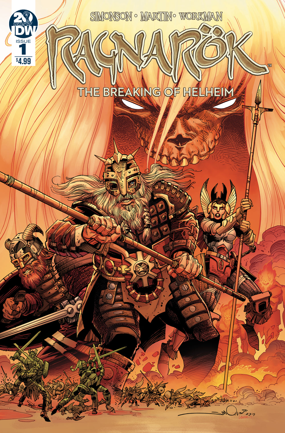RAGNAROK BREAKING OF HELHEIM #1 (OF 6) CVR A SIMONSON