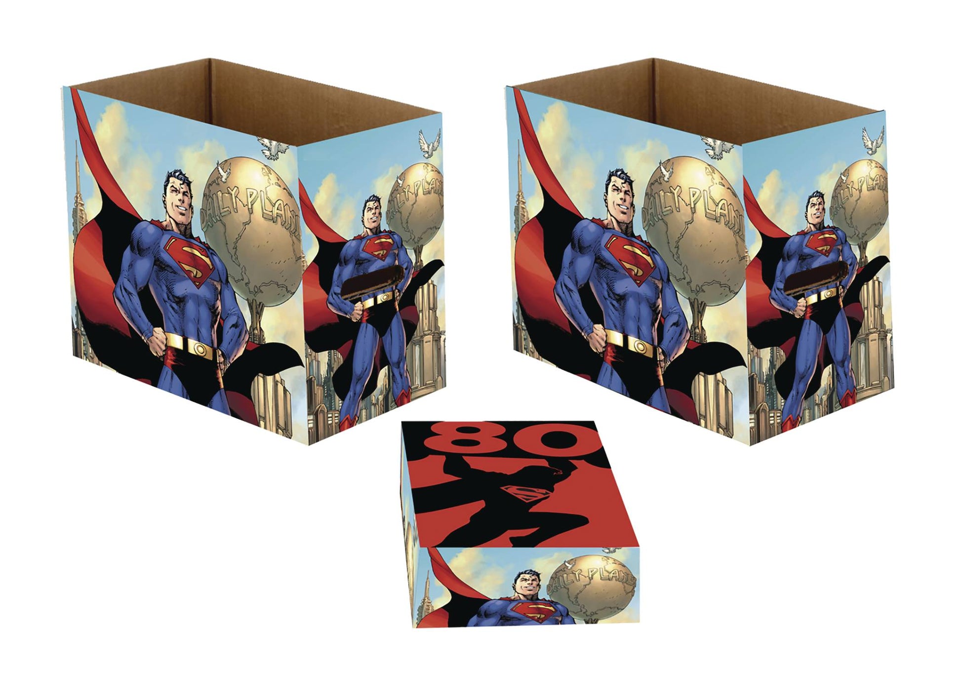 DC SUPERMAN 80 SHORT COMIC STORAGE BOX