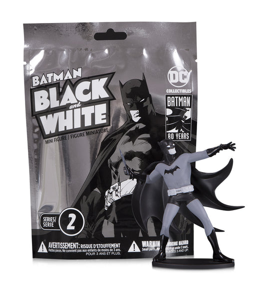 BATMAN BLACK & WHITE BLIND BAG MINI FIGS W2
