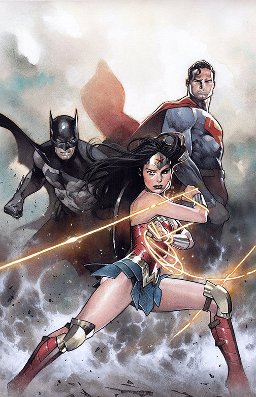 JUSTICE LEAGUE #32 CARD STOCK VAR ED