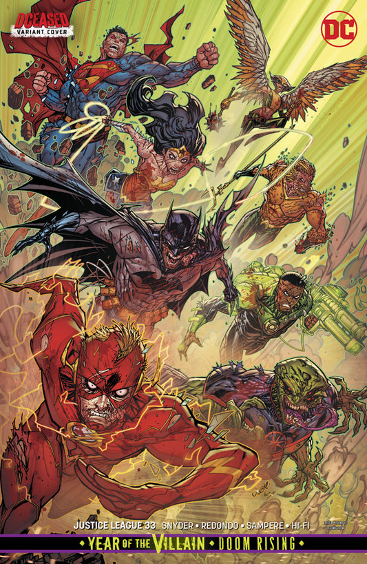 JUSTICE LEAGUE #33 CARD STOCKVAR ED