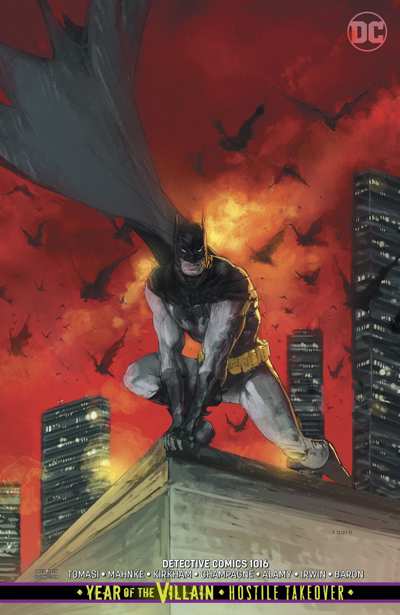 DETECTIVE COMICS #1016 CARD STOCK VAR ED