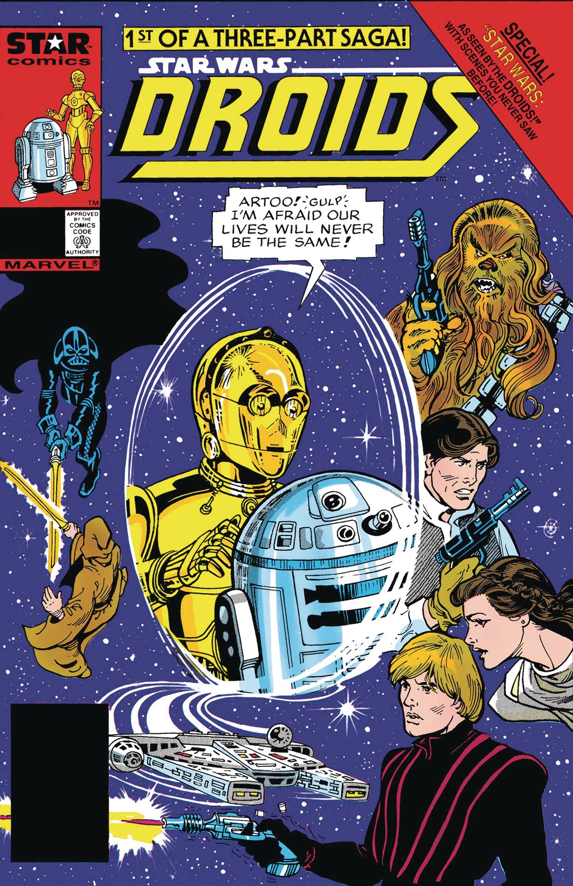 TRUE BELIEVERS STAR WARS ACCORDING TO DROIDS #1