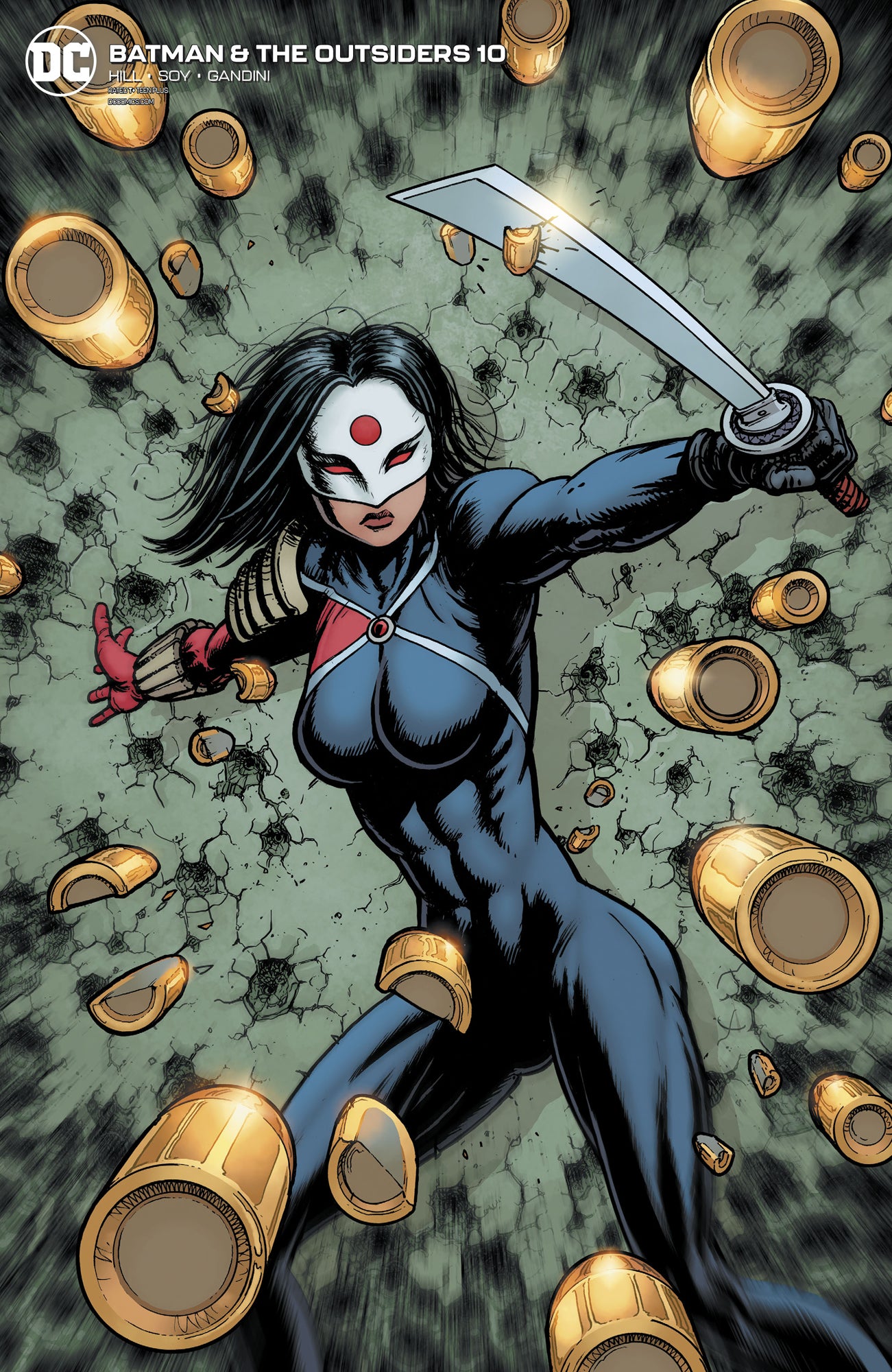 BATMAN AND THE OUTSIDERS #10 CHRIS BURNHAM VAR ED