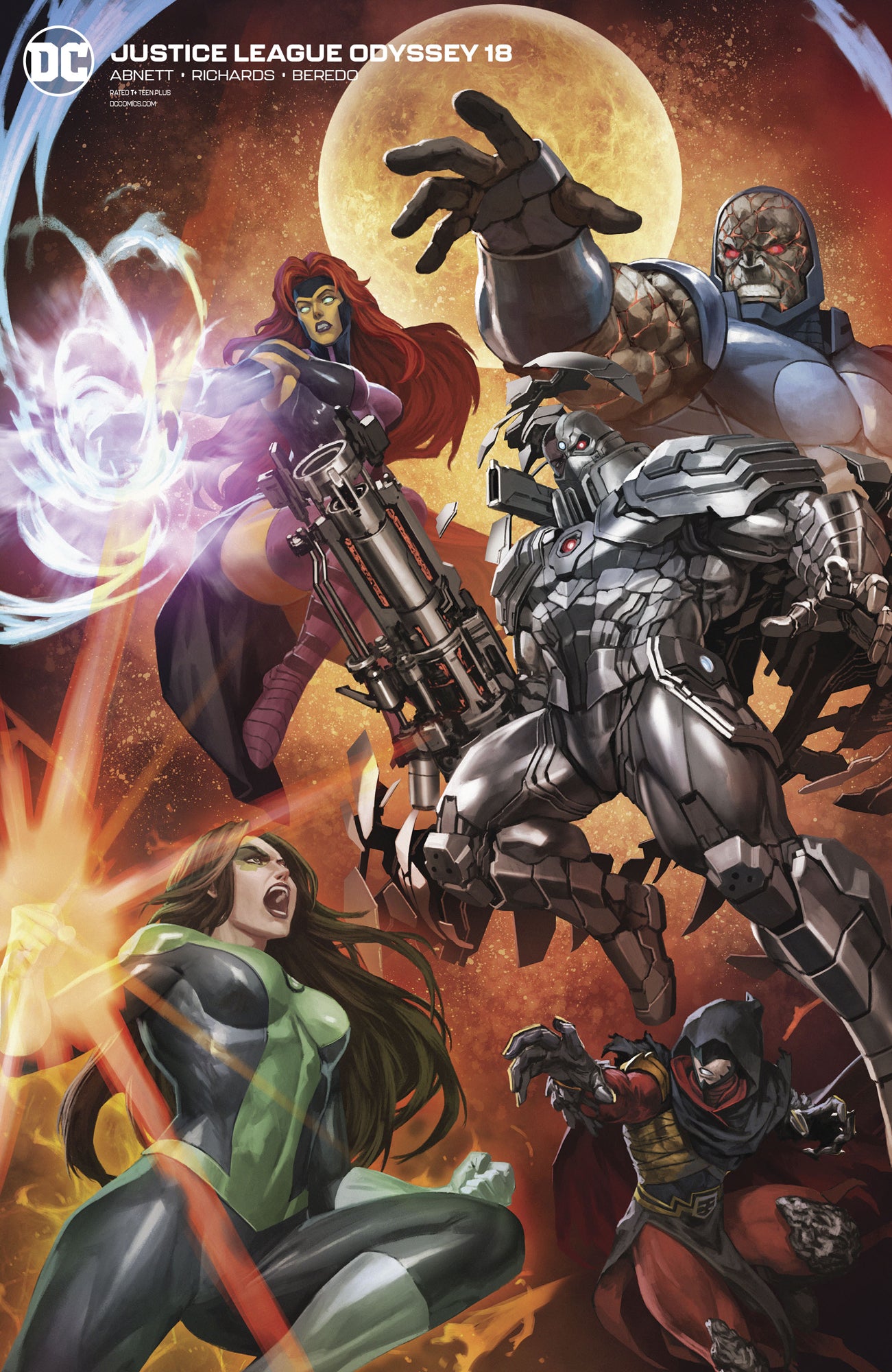 JUSTICE LEAGUE ODYSSEY #18 SKAN VAR ED
