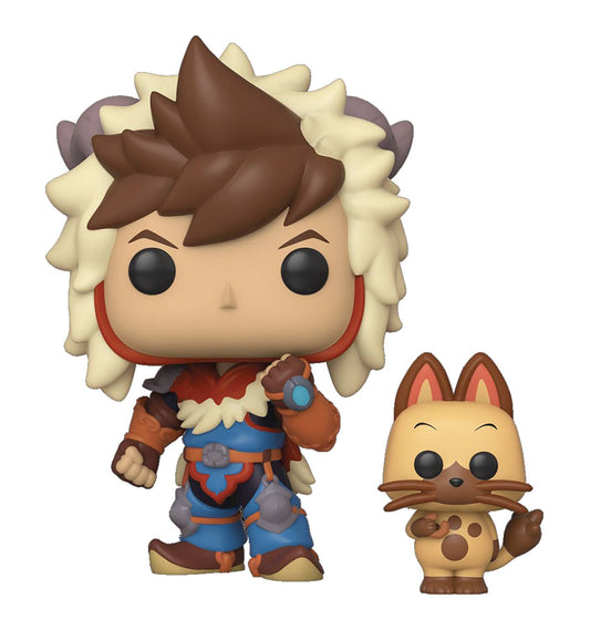 POP & BUDDY MONSTER HUNTER LUTE W/ NAVIROU VINYL FIG