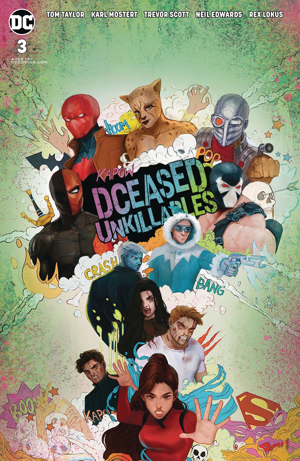 DCEASED UNKILLABLES #3 (OF 3) CARD STOCK HORROR  TASIA MS VAR