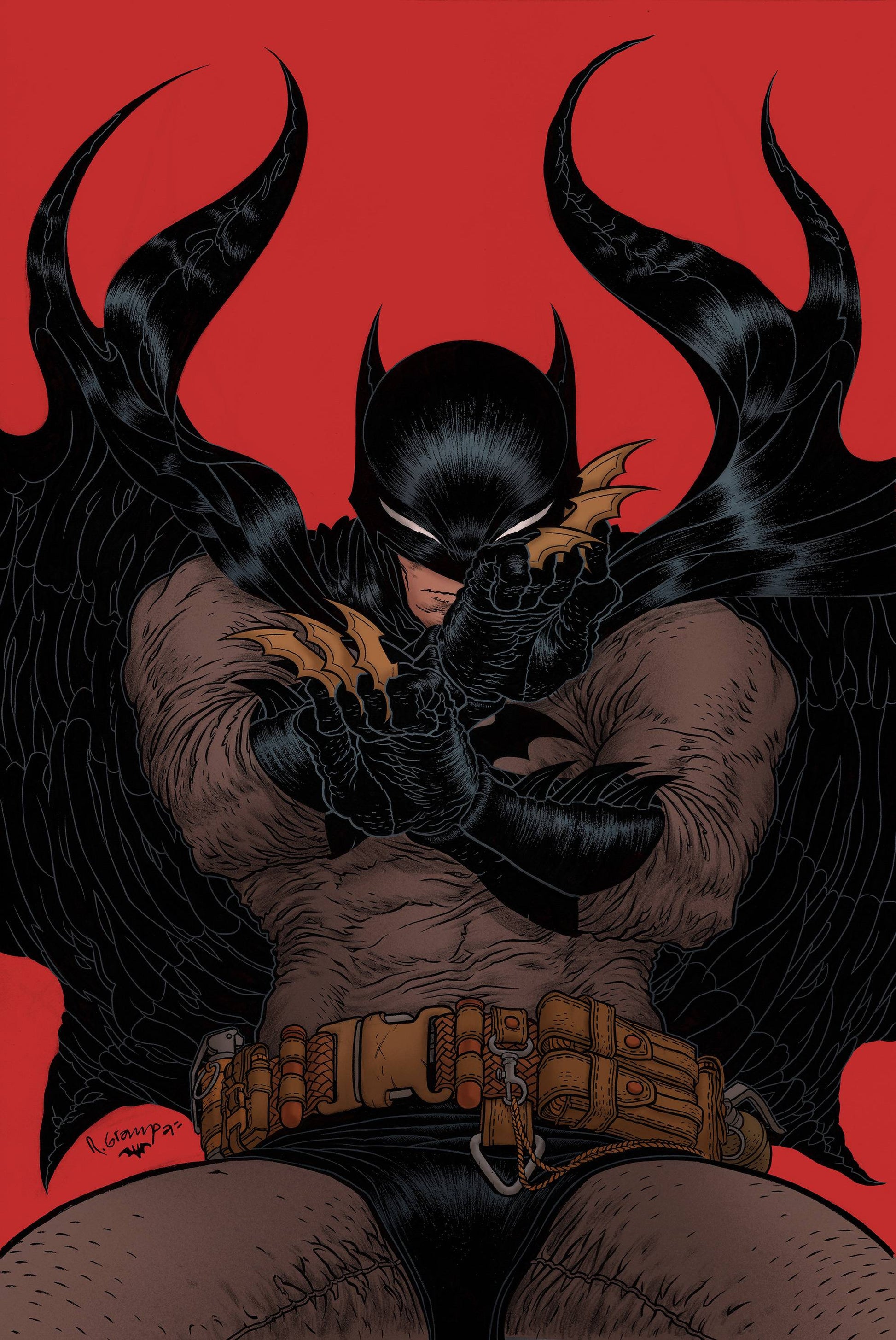 BATMANS GRAVE #8 (OF 12) CARDSTOCK R GRAMPA VAR ED