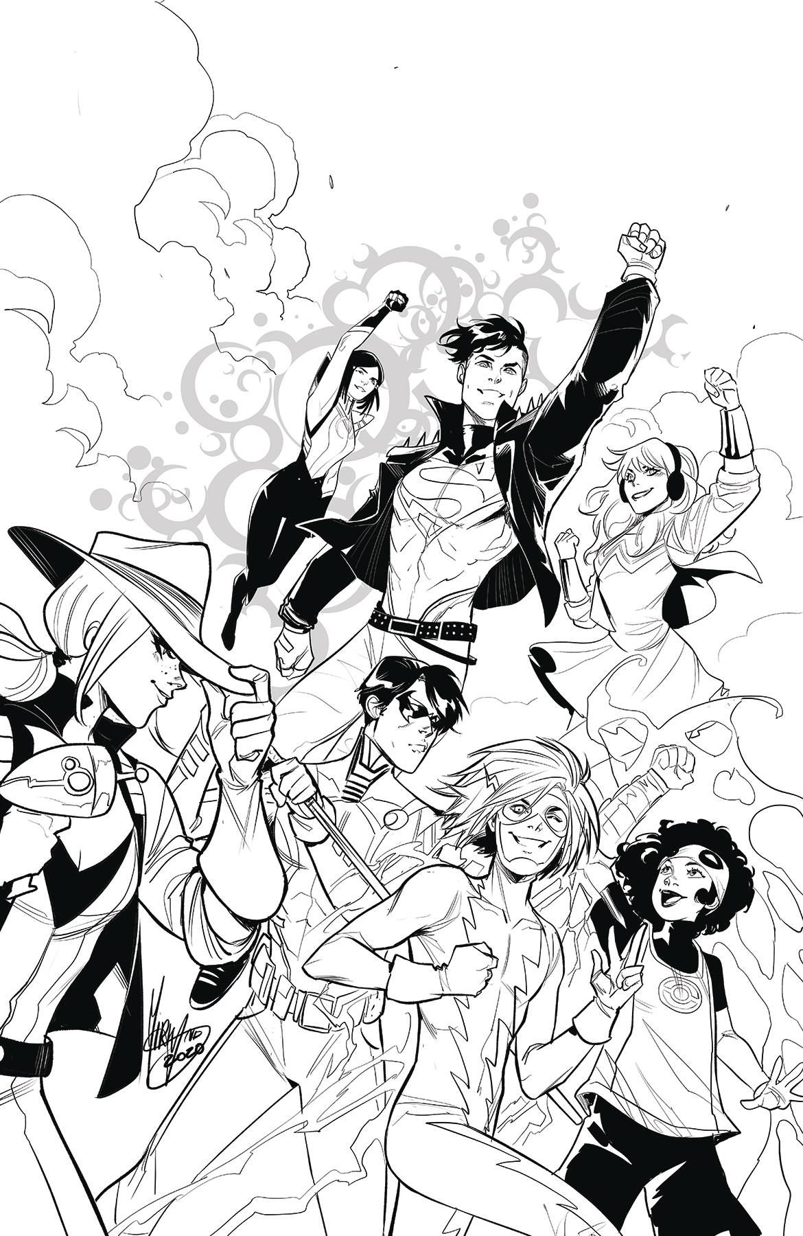 YOUNG JUSTICE #17 MIRKA  ANDOLFO VAR ED