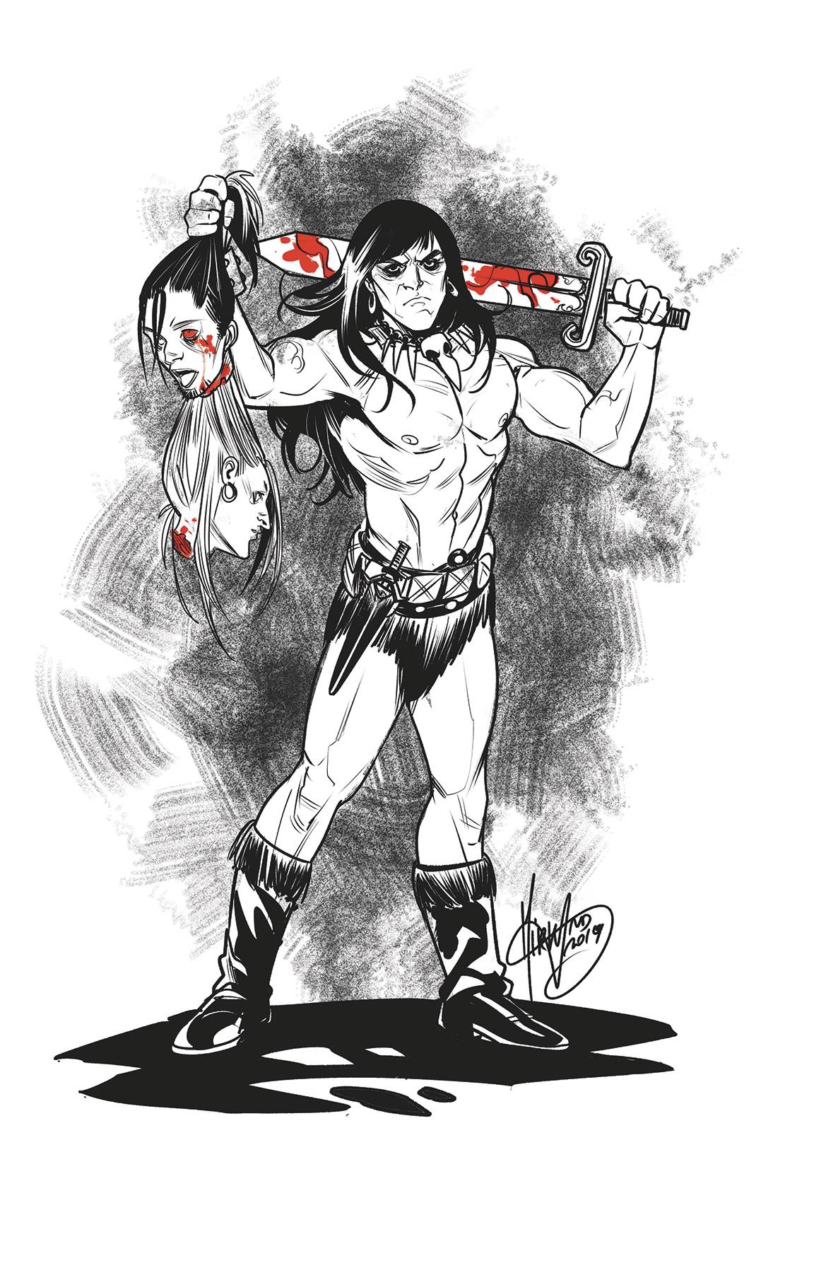 CIMMERIAN PEOPLE OF BLACK CIRCLE #1 CVR C ANDOLFO