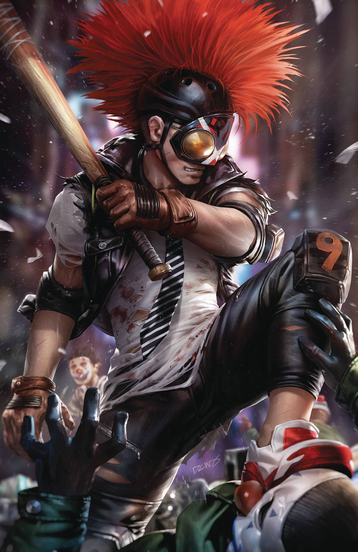 BATMAN #99 CARD STOCK F MATTINA VAR ED JOKER WAR