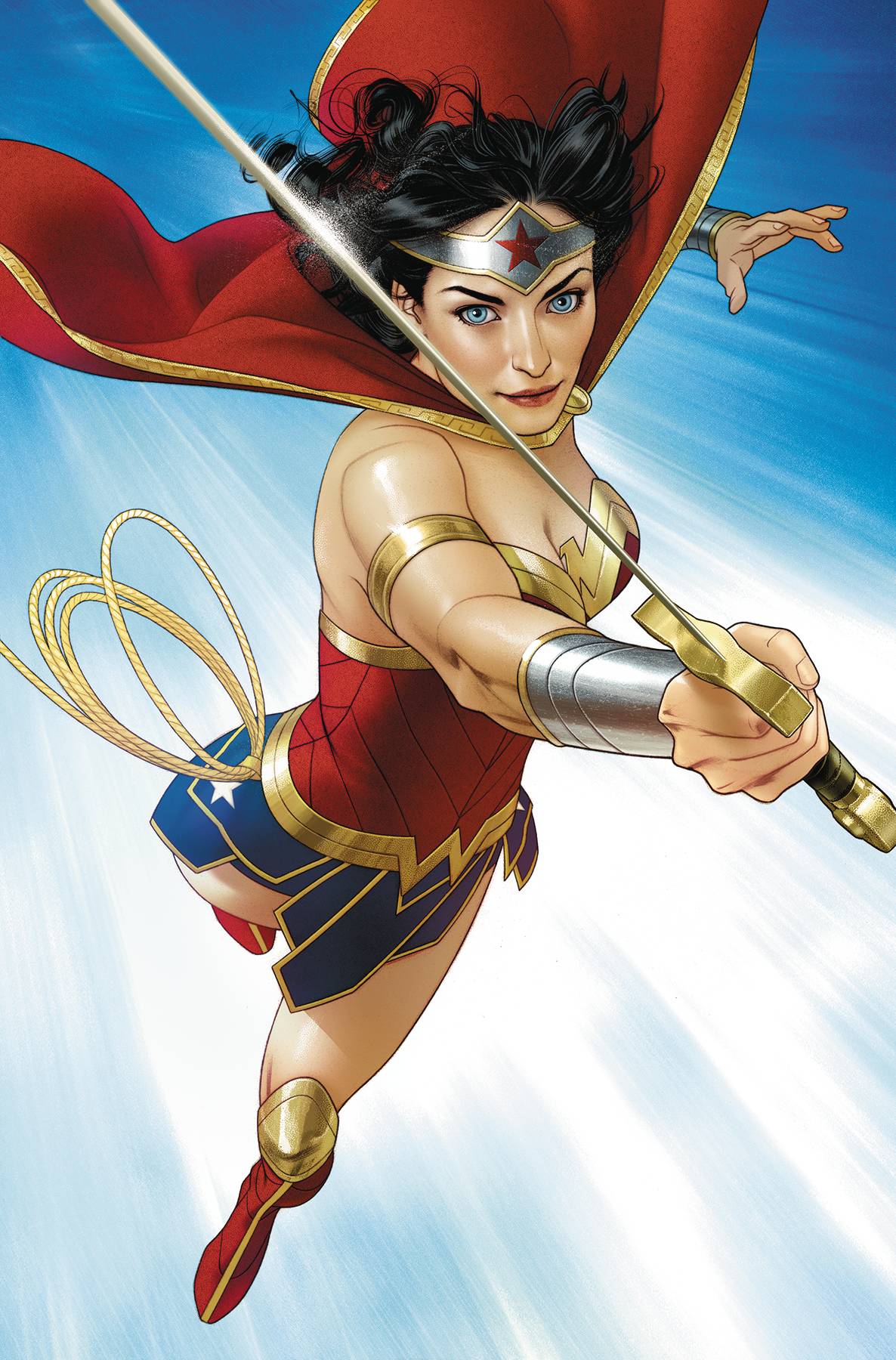 WONDER WOMAN #762 CARD STOCK J MIDDLETON VAR ED